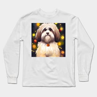 Cute Havanese Drawing Long Sleeve T-Shirt